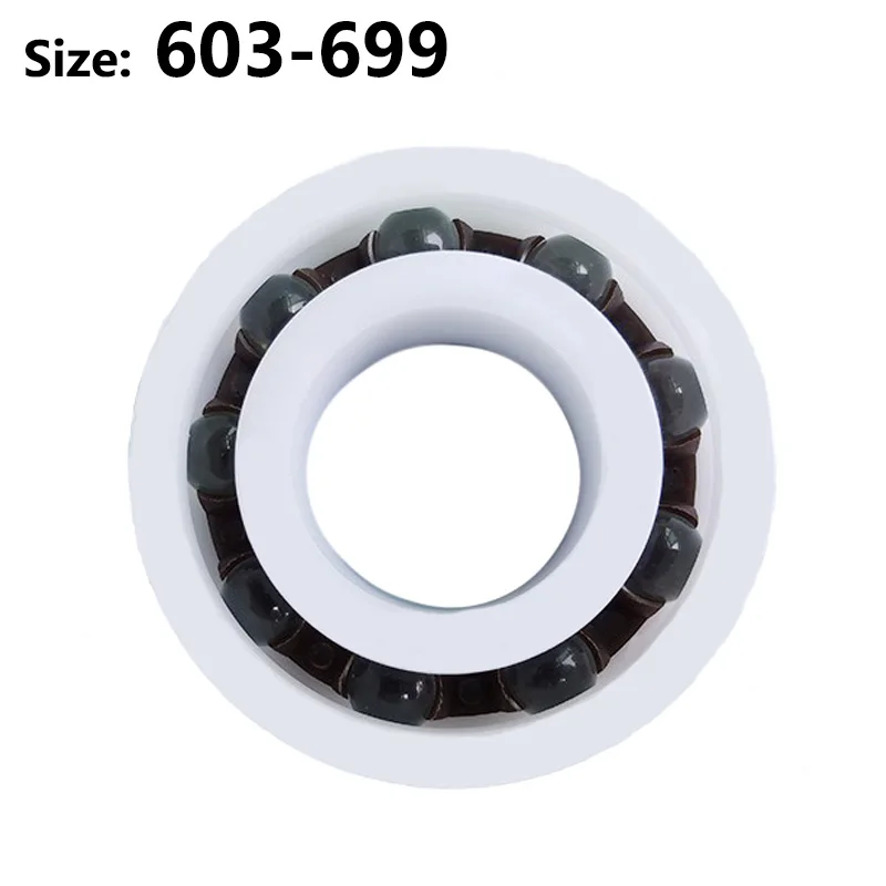 Size 603-699 POM Plastic Ball Bearing 603-3x9x3mm/604-4x12x4mm/606-6x17x6mm/624-4x13x5mm/629-9x26x8mm/684-4x9x4mm/699-9x20x6mm/