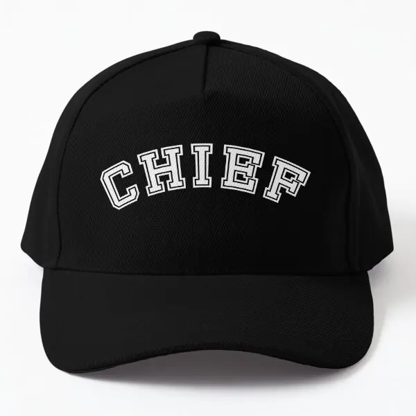 Chief Word Art Retro Design Chief Text  Baseball Cap Hat Outdoor Women Mens Snapback Casquette Fish Hip Hop Casual Solid Color