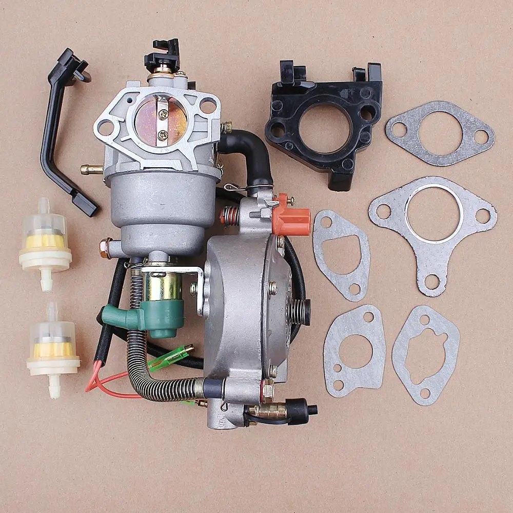 Imagem -02 - Carburador de Combustível Duplo Turn up Kit para Honda Motor Engine Generator Gx360 Gx390 Gx420 188f 190f 13hp 4.5kw 5.5kw