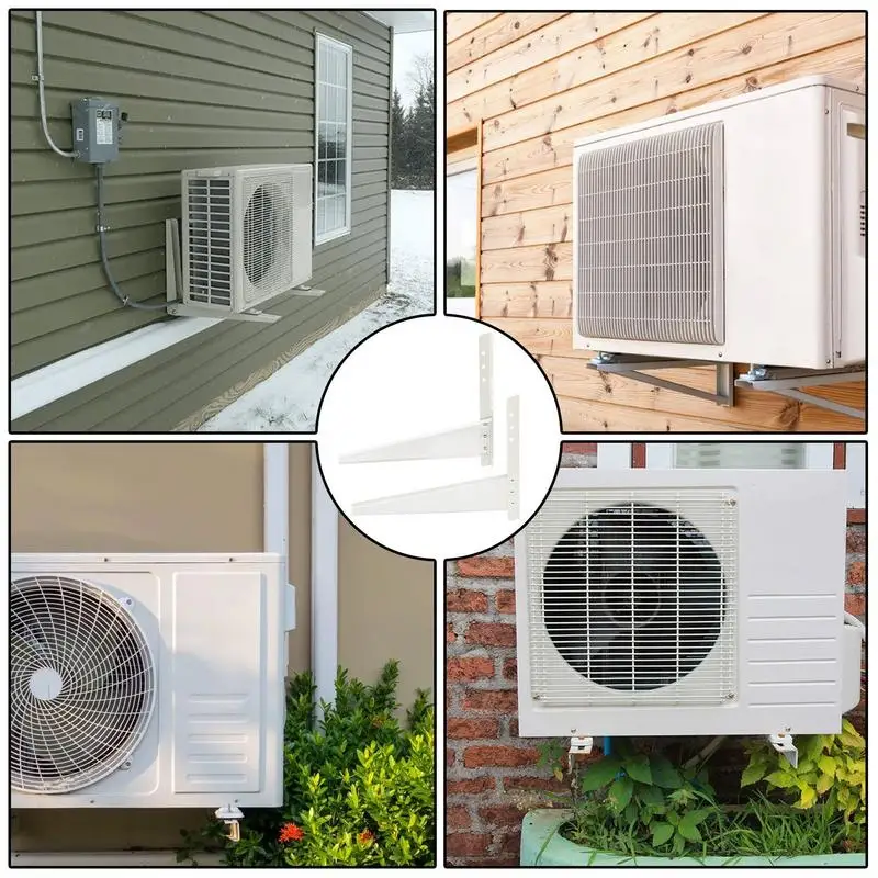 Universal Air Conditioner Support Bracket Heavy Duty External Machine Support Stand Stainless Steel Window AC Mounting Bracket