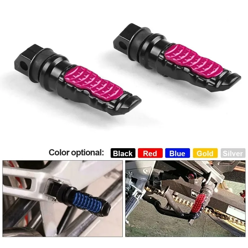 For Motorcycle Modification General Aluminum Alloy Rear Pedal, Motorcycle Modification Accessories, Rear Pedal