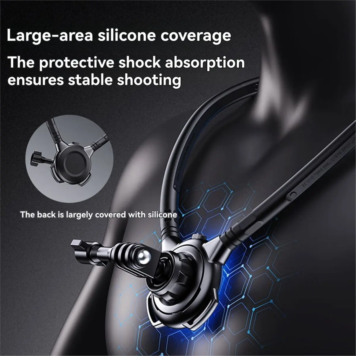 Action Camera Neck Mount for Action 5 Pro/4/3/ 13/12 Equipment for First Person Perspective