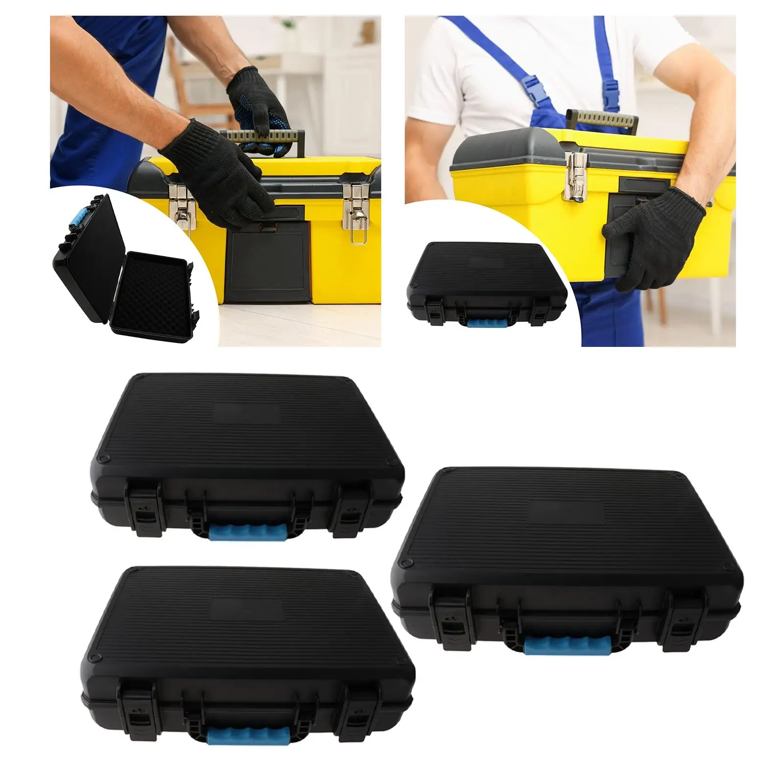 tool-box-multifunctional-dustproof-organizer-with-foam-insert-portable-storage-box-carrying-case-for-equipment-outdoor-camera