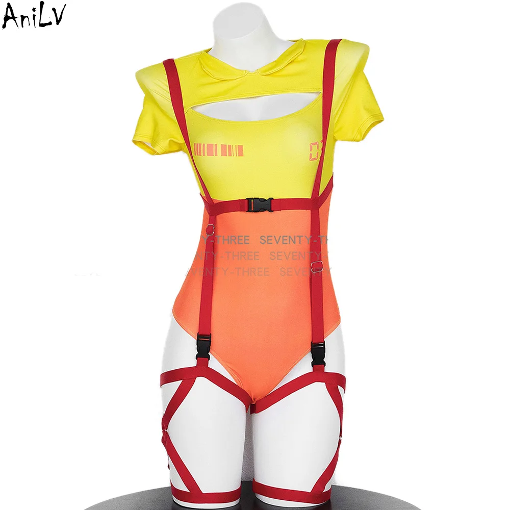 

AniLV Anime Cartoon Special Agent Team Tight Bodysuit Mech Uniform Outfit Clothes Cosplay Costumes