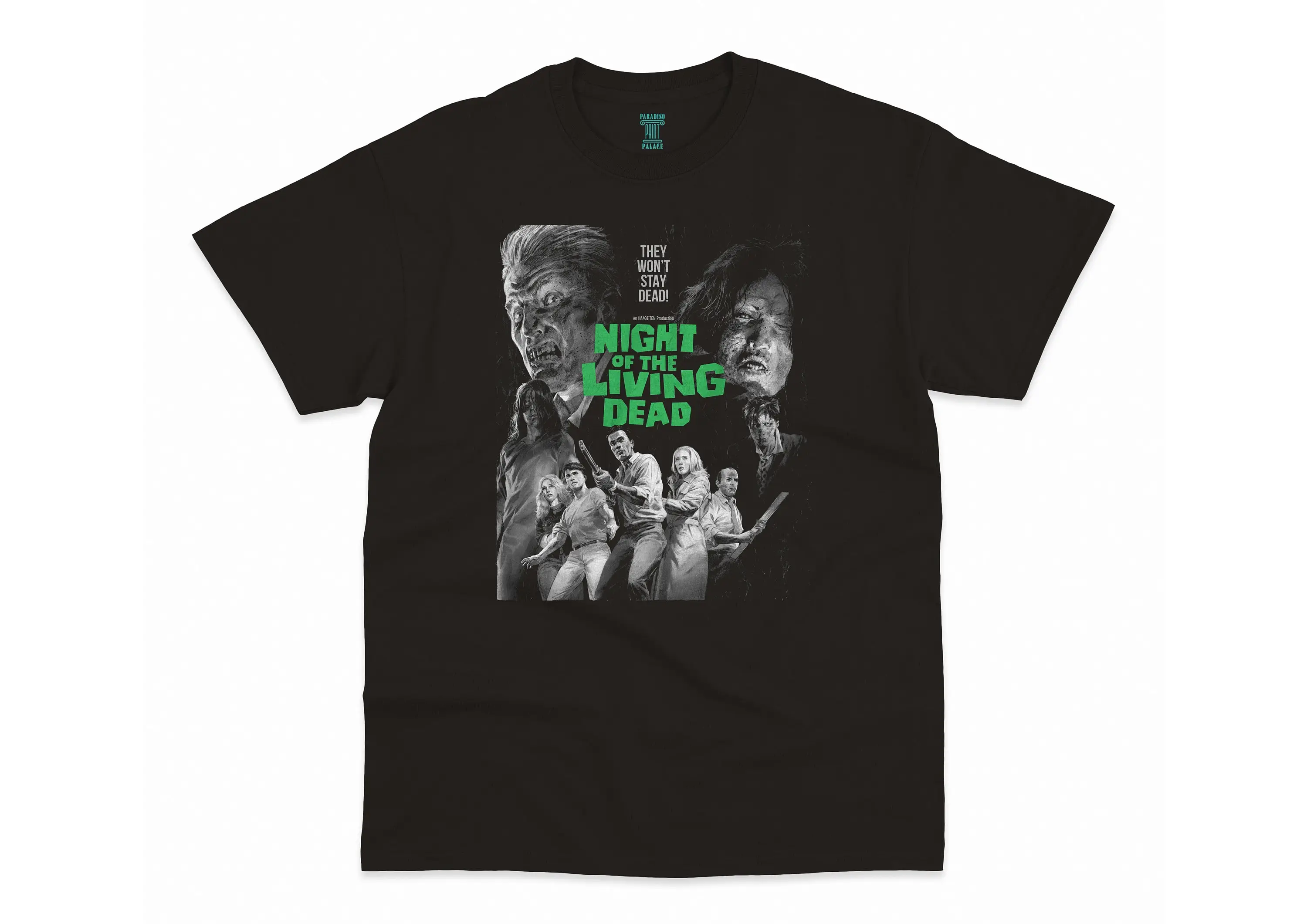 Night Of The Living Dead George A Romero Duane Jones Judith O'Dea 1968 Hq Cinema Horror Movie T Shirt Heavyweight Crewneck