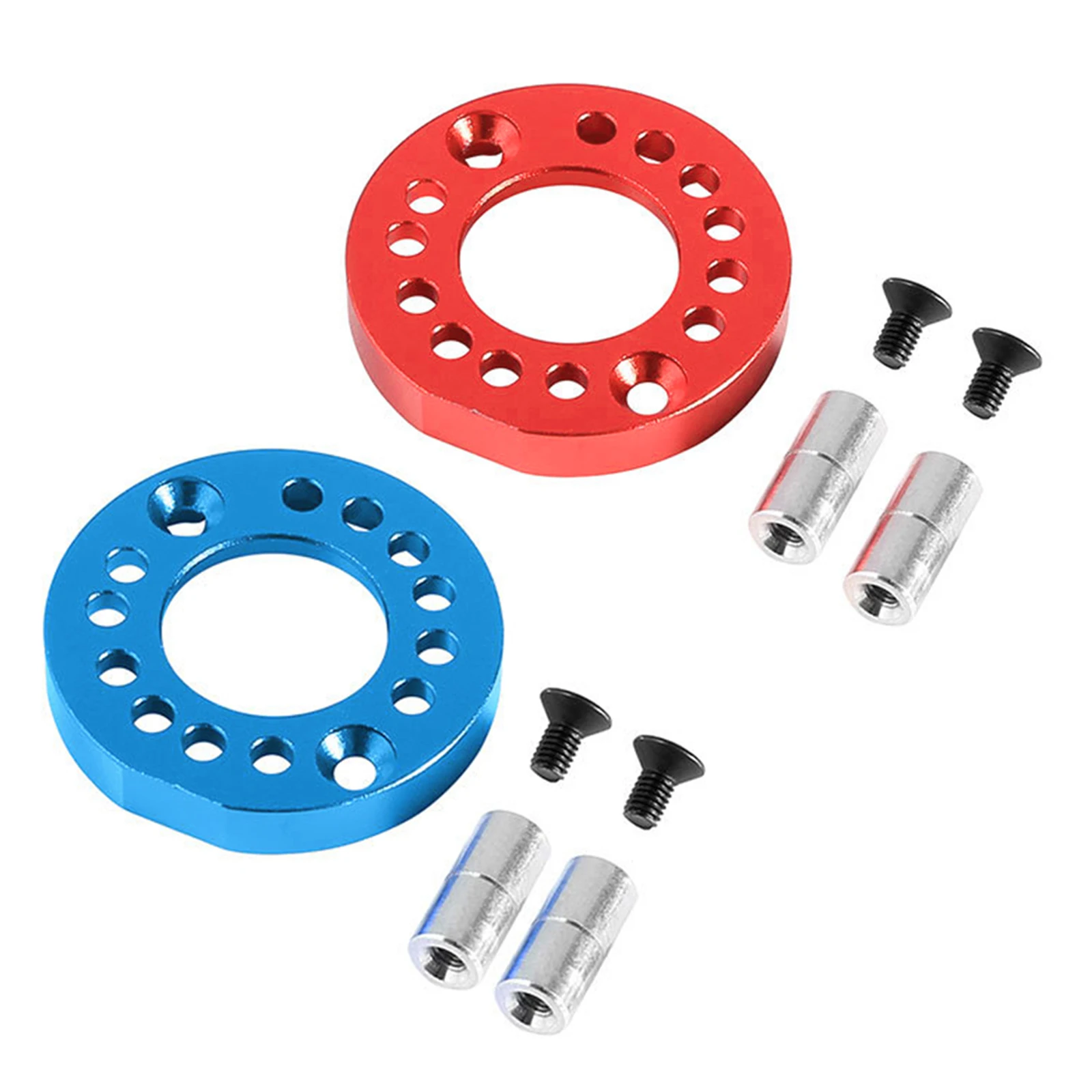 RCYOYFUN Aluminum Motor Mount Red For 1/10 Tamiya Top Force Manta Ray RC Buggy Part