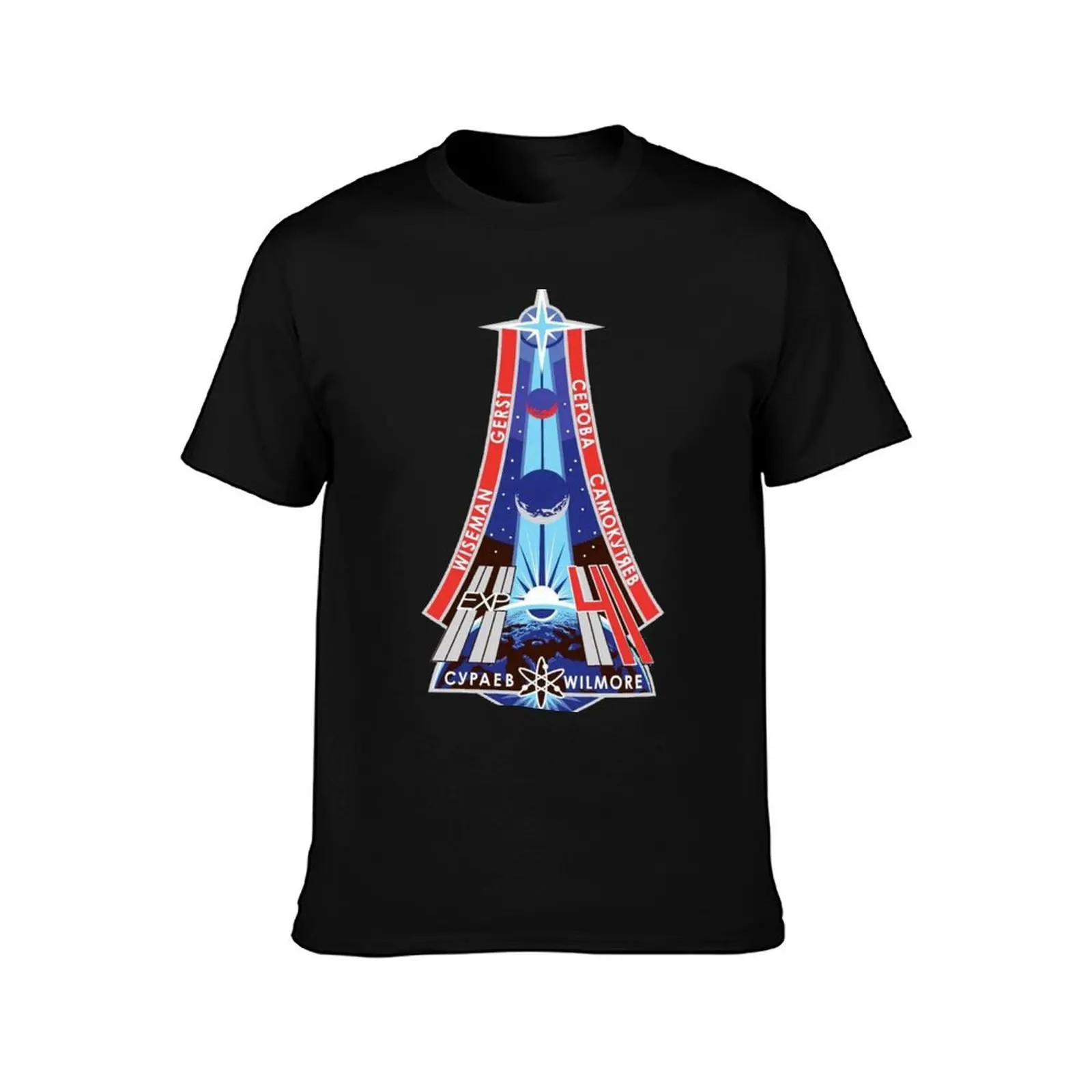 Expedition 41 Mission Patch T-Shirt Dry Fit Athletic Short Sleeve Shirt T-Shirt
