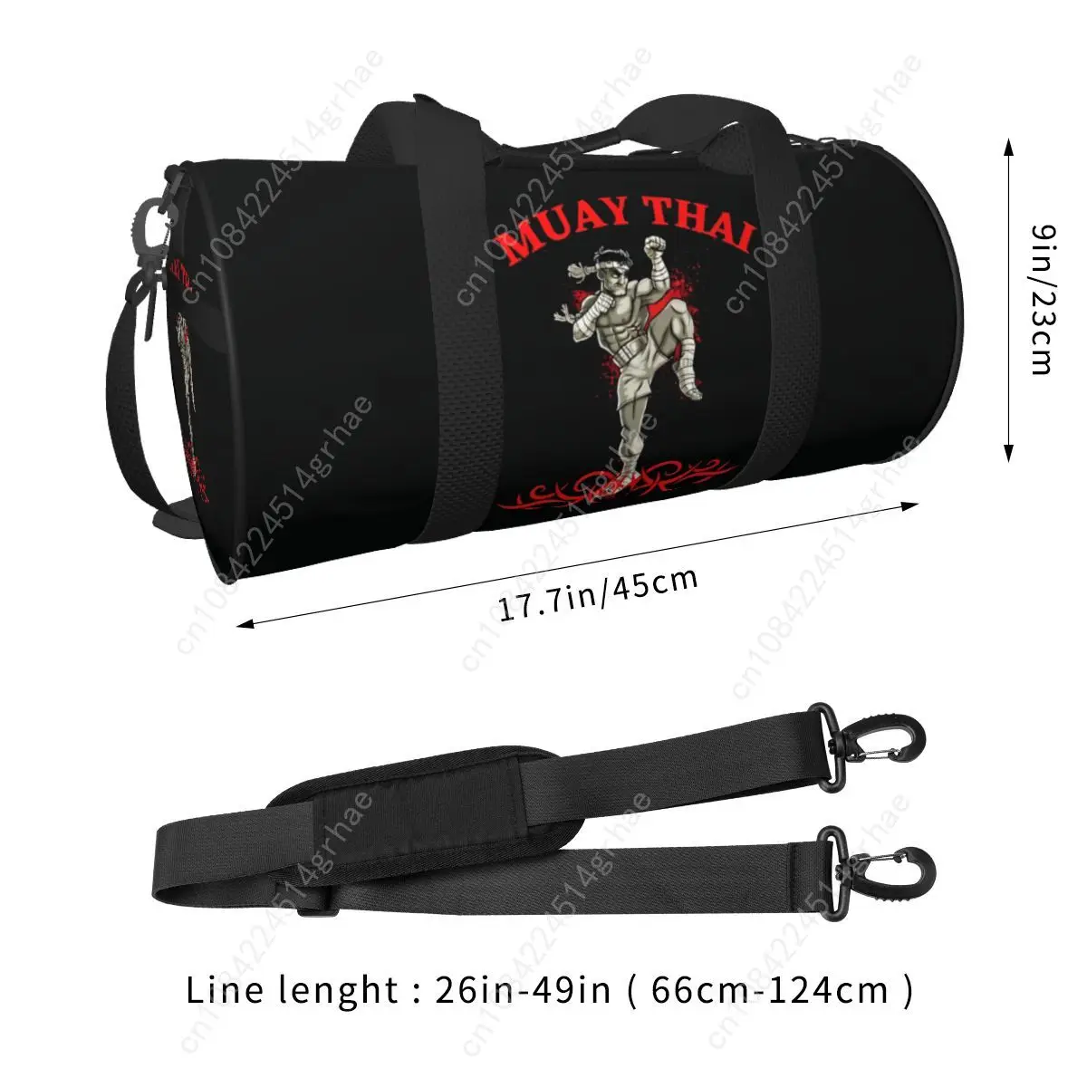 Sac de sport Muay Thai, arts martiaux mixtes, kickboxing, sac de voyage, sac d'entraînement, sacs de sport pour couple avec compartiment à chaussures, sac de fitness, sac de week-end