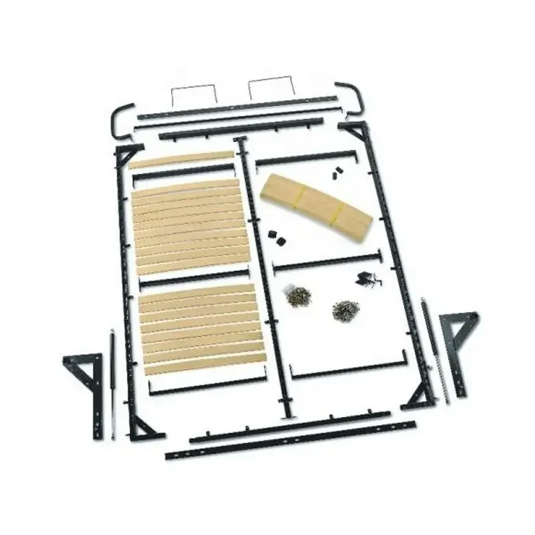 Cama plegable montada en la pared, muebles verticales para el hogar, hotel, cama plegable montada en la pared, cama vertical murphy