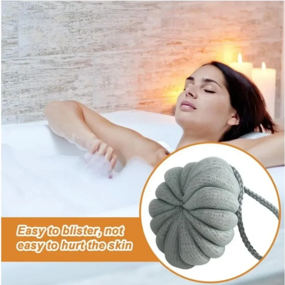 New Bath Balls Sponge Body Cleaning Exfoliating Massage Scrubber Cleaning Brush Shower Bath Ball Bathroom Bathing Supplies