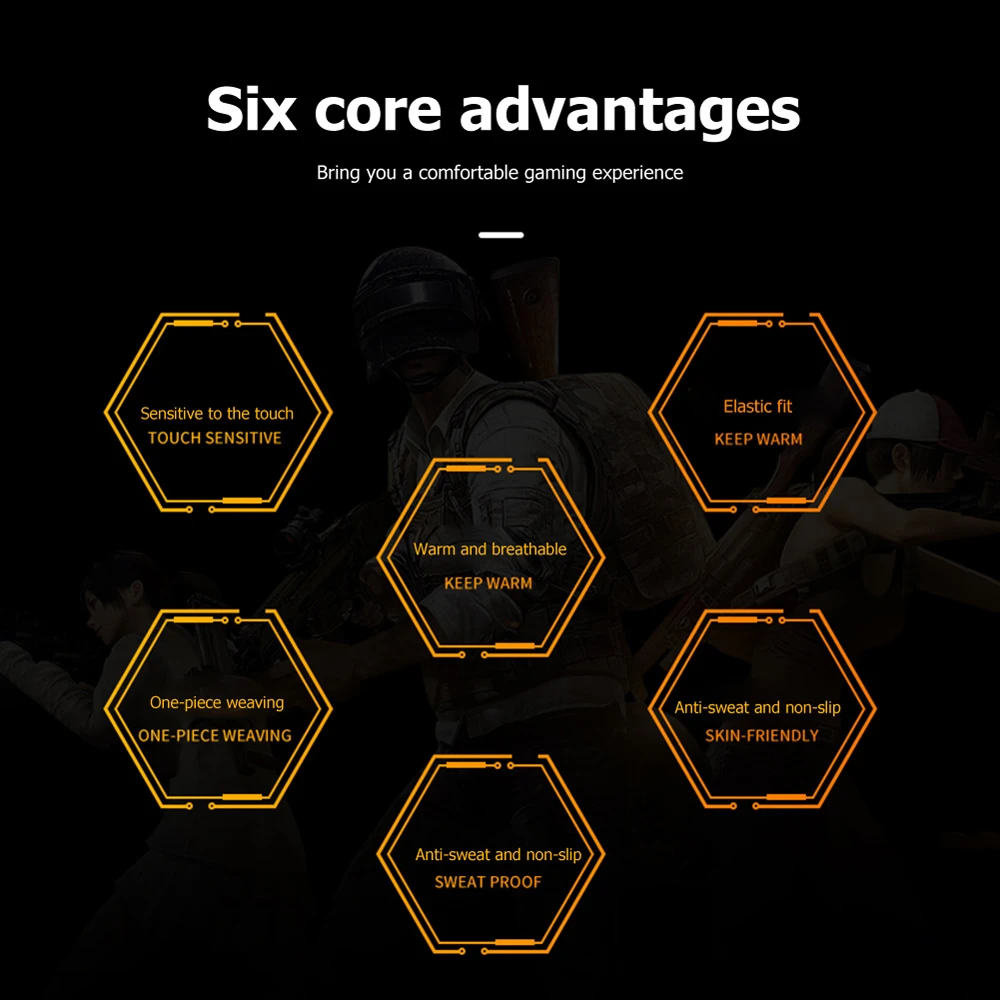 

Controller Non-Scratch Sensitive Touch Hand Cover Gaming Thumb Sleeve Gaming Finger Gloves Fingertip Gloves Game Finger Cover