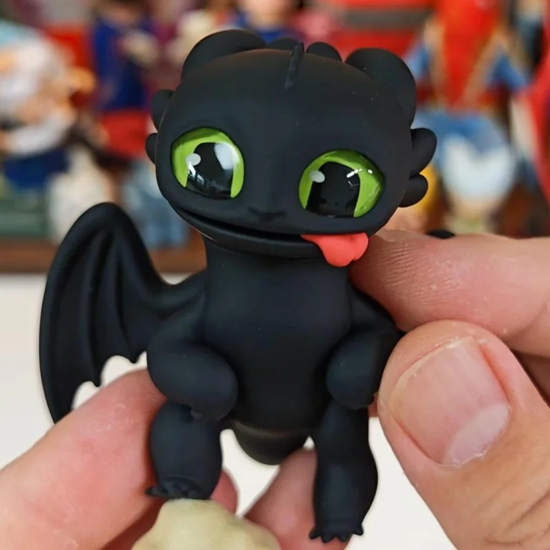 In Stock 52TOYS How To Train Your Dragon Light Night Intertwined Blind Box Toothless & Light Fury Desktop Ornament Trendy Toy view 6