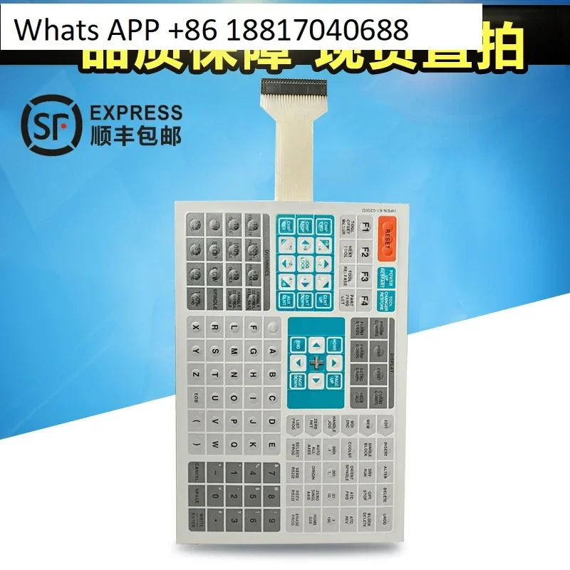 Membrane switch button operation panel 61-0200D numerical control machine tool accessories control panel