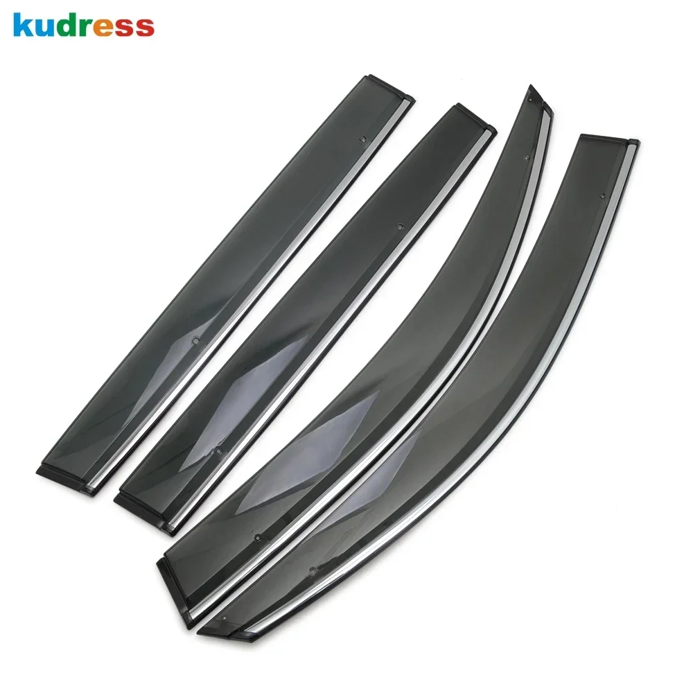 For Volkswagen VW Tiguan MK2 2017 2018 2019 2020 2021 Car Window Wind Deflector Sun Guard Rain Vent Visor Cover Trim Accessories