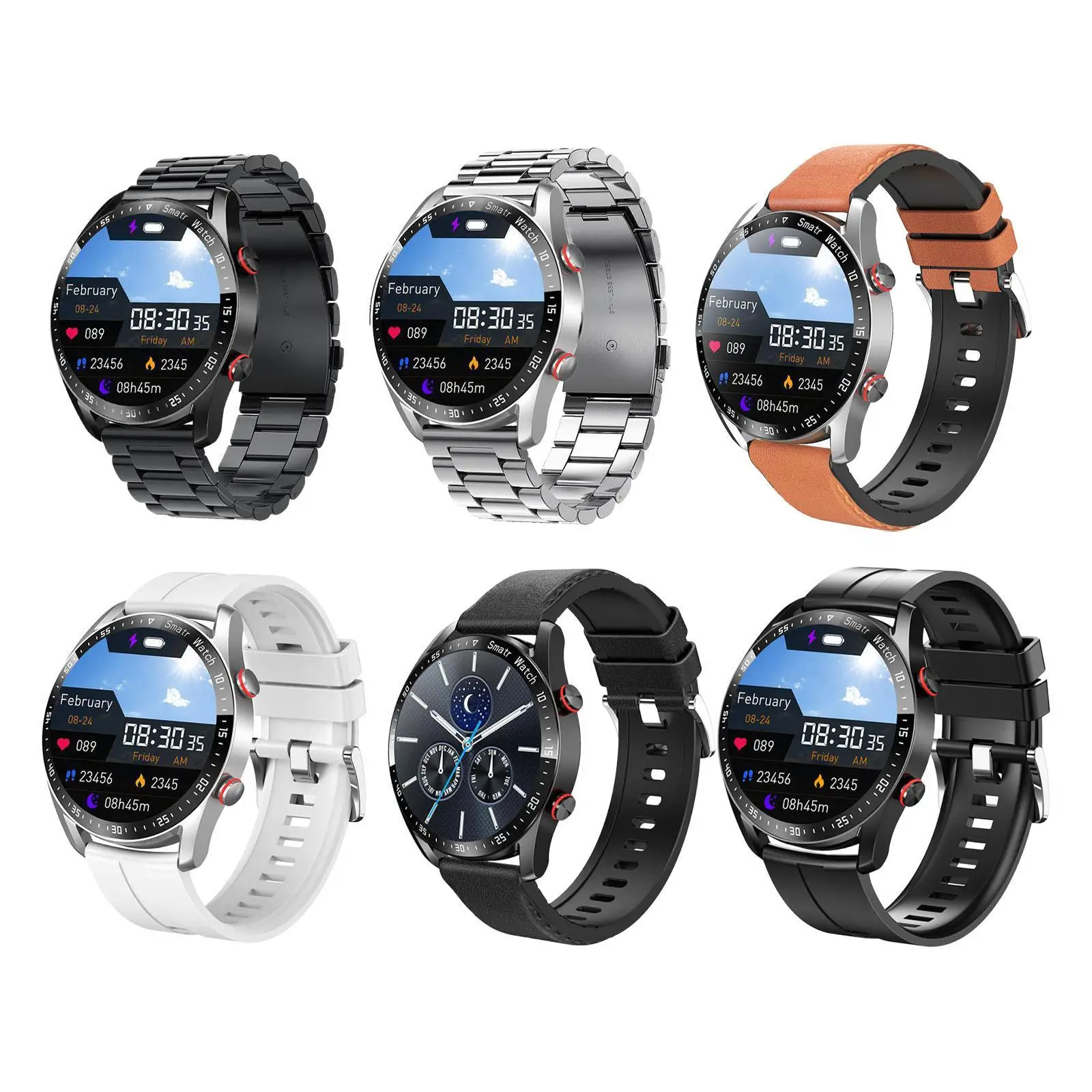 Smart Sport Watch Social Entertainment App Integration Sleep Monitor Running Watch for Women Men Gym Outdoor Walking Riding