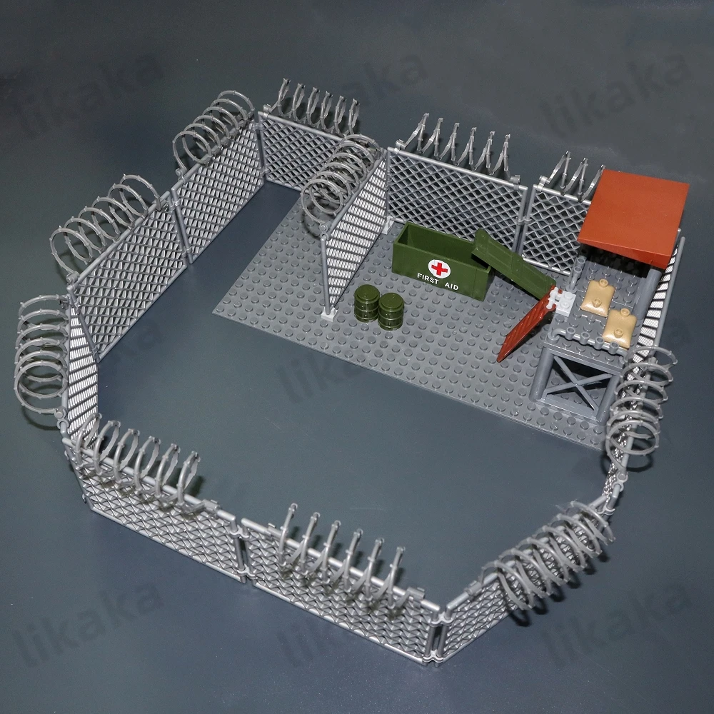 Military Weapons Base Building Blocks Toys Compatible Army Blocks Construction Bricks Toys for Boys Kids Birthday Gifts
