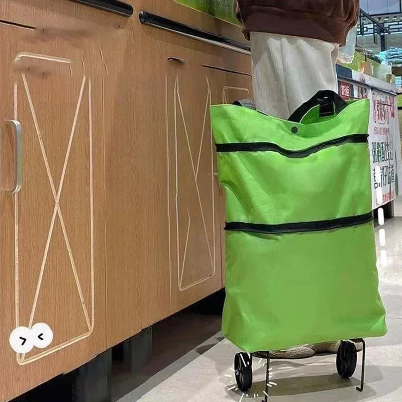 Neue faltbare Einkaufsradtaschen, Einkaufstaschen aus Oxford-Stoff, Henkeltaschen, Trolleys, Heimwagen, Supermarkttaschen – Detail 16