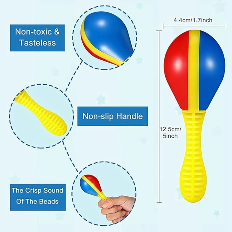 Maracas สำหรับเด็ก-1คู่ของ maracitos, เครื่องมือแรกสำหรับเด็ก