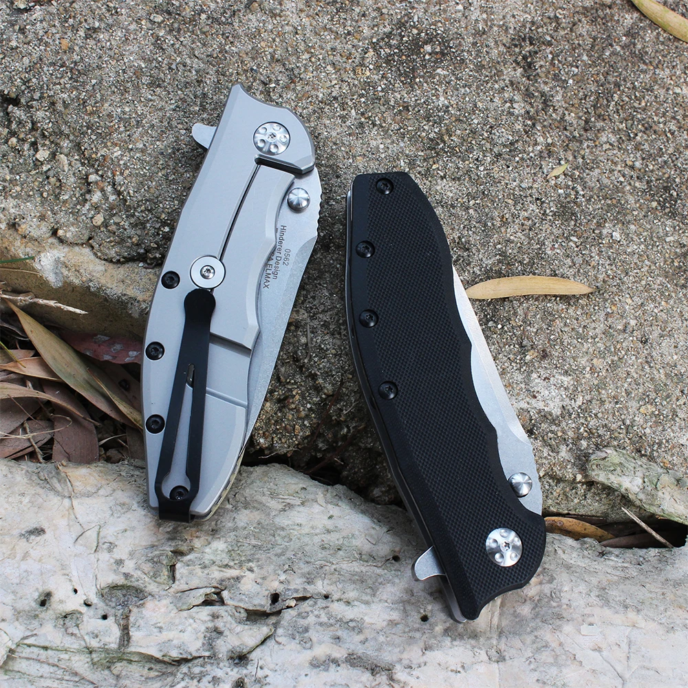 ZT 0562 G10 จับกระเป๋าพับมีด 61HRC ความแข็งสูง Outdoor Survival Camping ดําน้ํา COMBAT มีดขนาดเล็กสําหรับชาย EDC เครื่องมือ