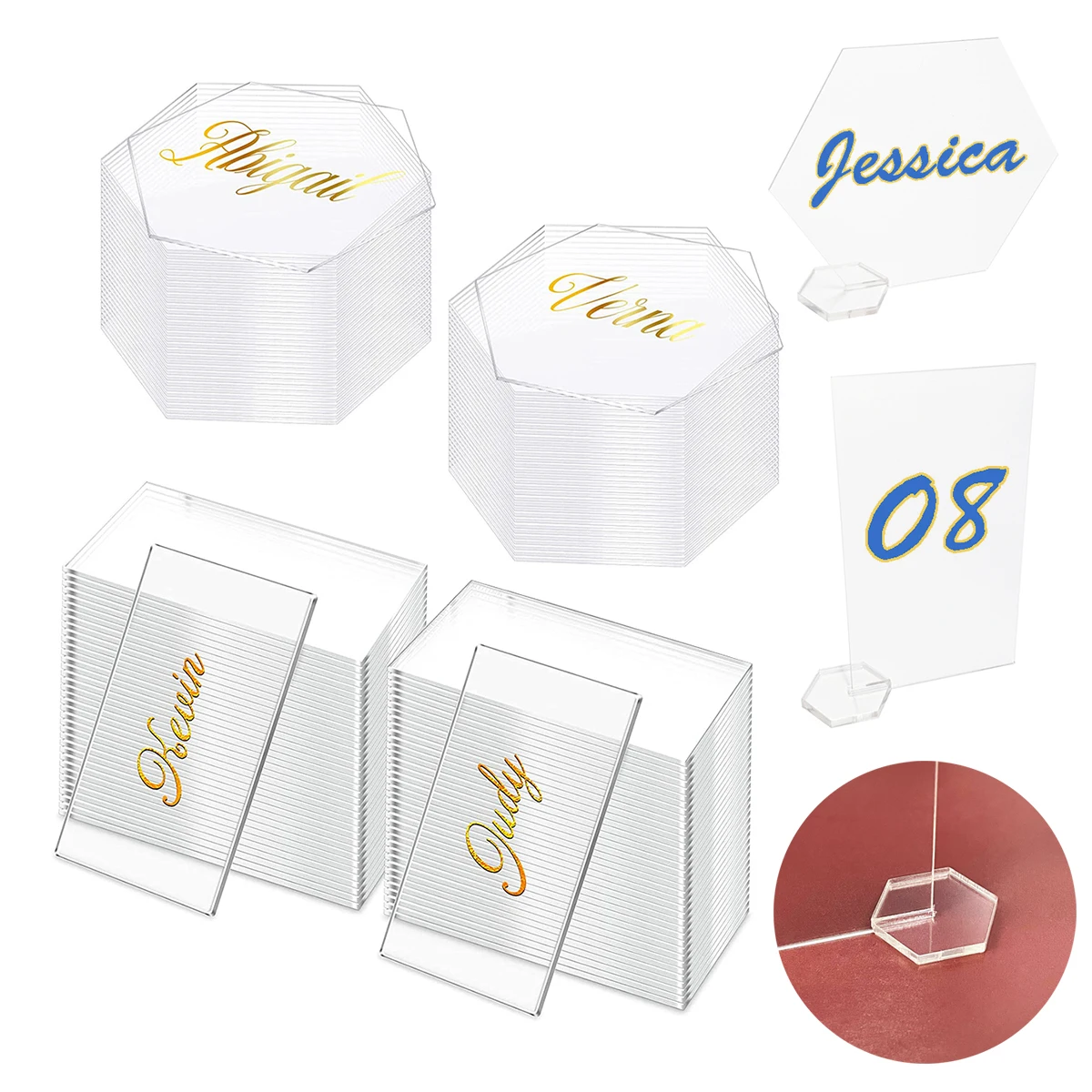 The Ultimate Guide to Using Clear Acrylic Table Identifiers for Elegant Event Planning