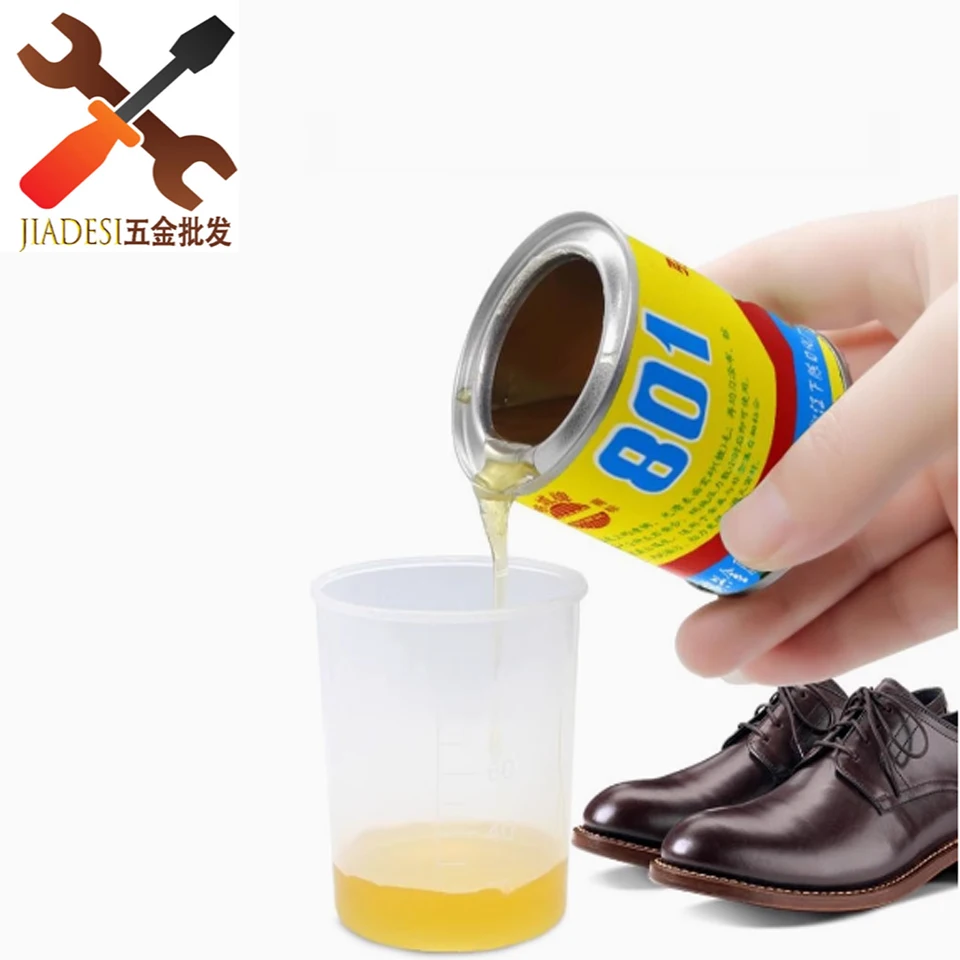 100ml Shoe Waterproof Glue Strong Super 801Glue Liquid Leather for Fabric Repair Tool Super Adhesive Repair Glue - Image 2