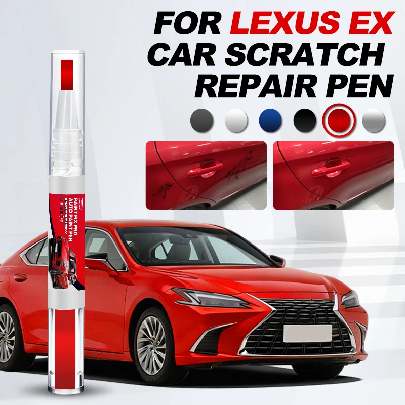 

Автомобильные инструменты и аксессуары для Lexus EX: Карандаш для ремонта краски, средство для удаления царапин, DIY-аксессуары для авто, черный, белый, серебристый, красный