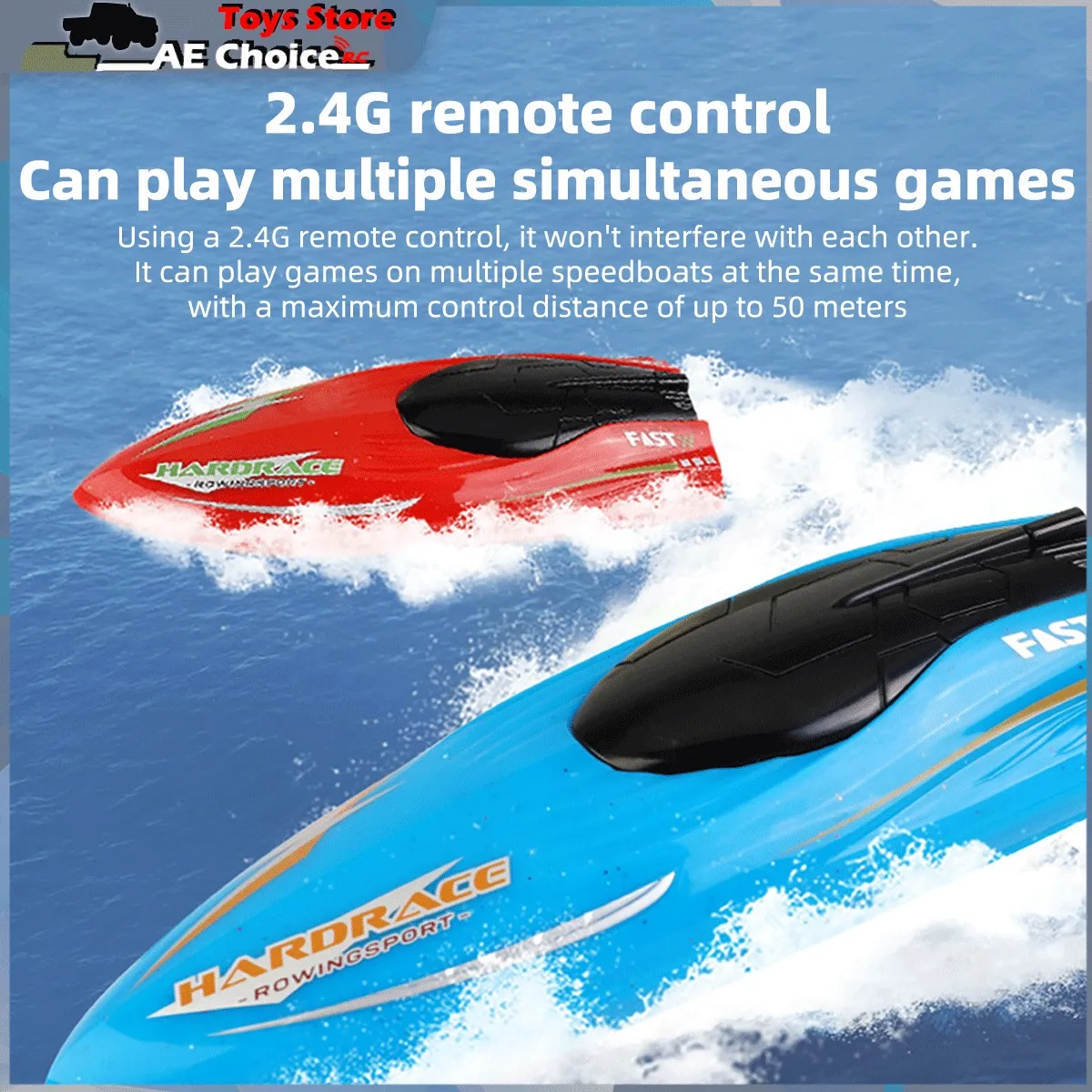 JJRC S8 Mini RC Boat 2.4G Stunt Mini Speedboat with LED Light 360° Rotation Waterproof Remote Control Ship Models Toys Gifts