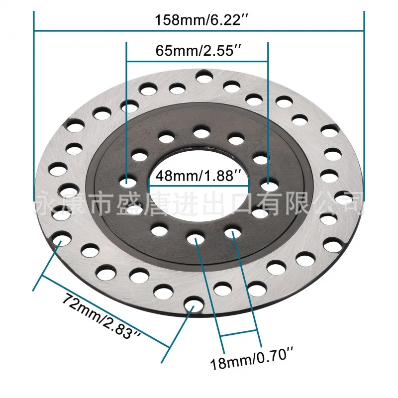 Motorcycle Accessories Brake Disc Fit 50cc 70cc 90cc 110cc 125cc Atv Kart