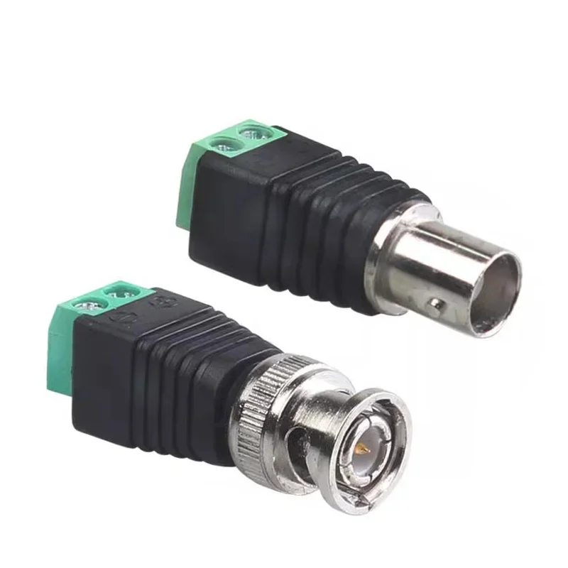 5/10PCS BNC Q9 Male Female Screw Plug Socket Connectors Connector Adapter Terminal Surveillance Camera UTP Audio Video CCTV