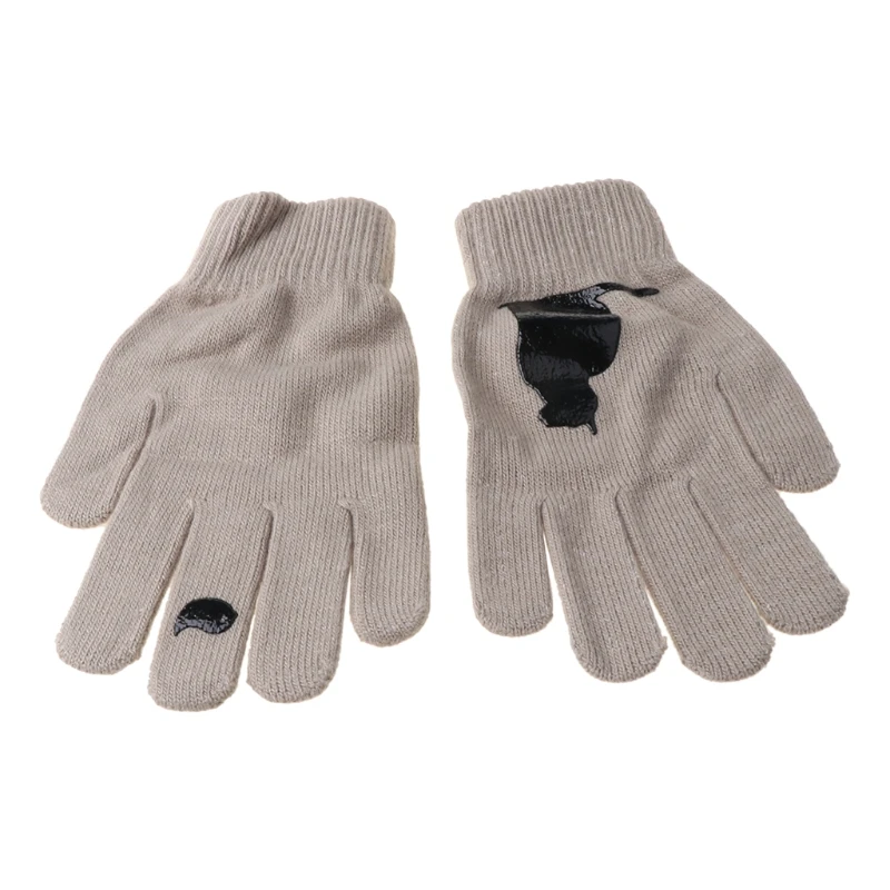 Gants tricotés hiver Stretch temps froid femmes mitaines cyclisme doigt complet