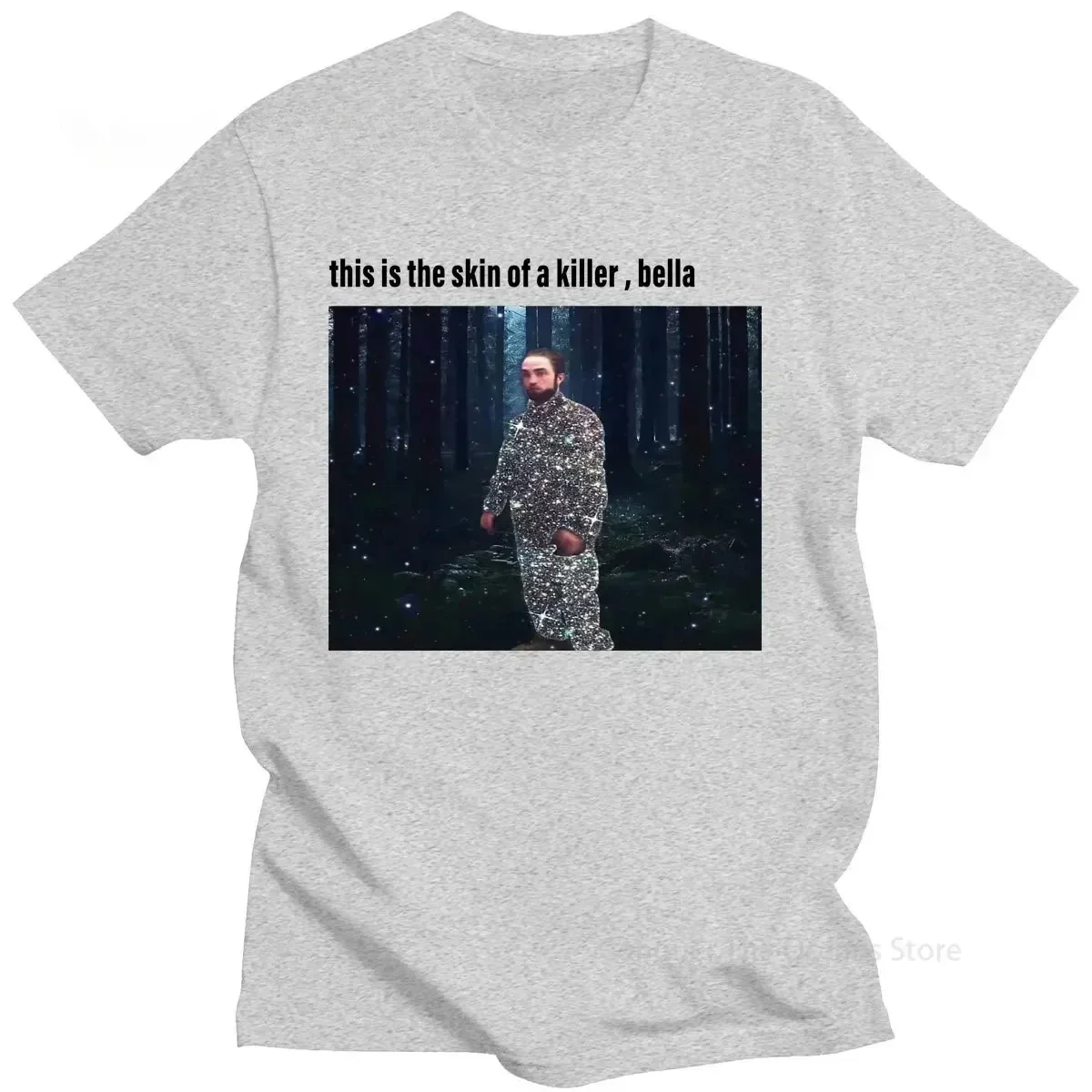 

Футболка Мужская/женская с принтом Роберта Пэттинсона, хлопковая рубашка оверсайз в стиле хип-хоп, уличная одежда Сага Сумерки