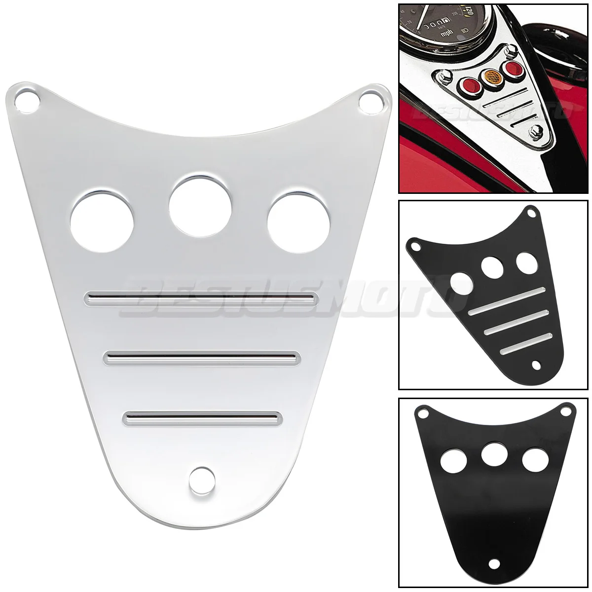 

For Kawasaki Vulcan 1500 VN1500 Nomad 1998-2008 VN1500D VN1500E 1996-2007 Motorcycle CNC Dash Plaque Cover Dashboard Decoration