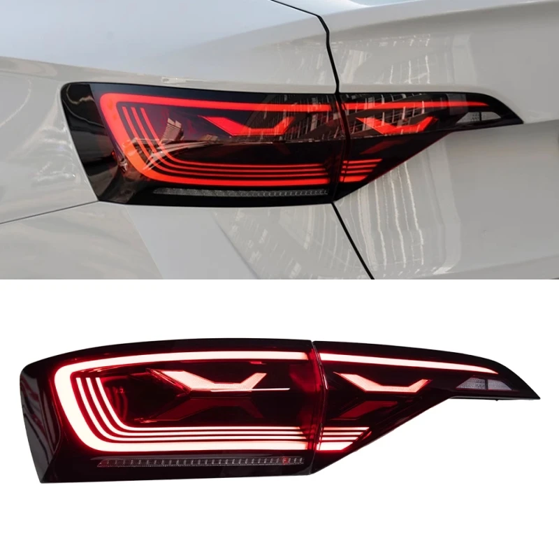 LED Tail light for Volkswagen vw Sagitar Jetta 19-24 modified Rear light Brake lamp Turn signal Assembly Car Accessories