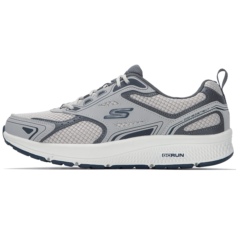 Sapatos masculinos Skechers Black Warrior, calçados esportivos, amortecimento confortável, calçados casuais, resistentes ao desgaste, leves, respiráveis, para corrida 220034-Gynv