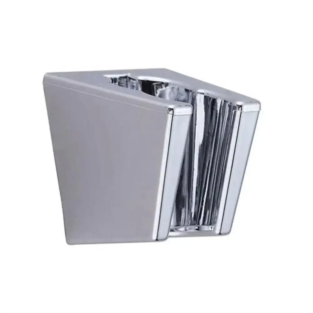 Plastic Shower Head Holder Square Adjustable Hand Shower Stand Strong Hold Rustproof Bathroom Accessory Bathroom Shower
