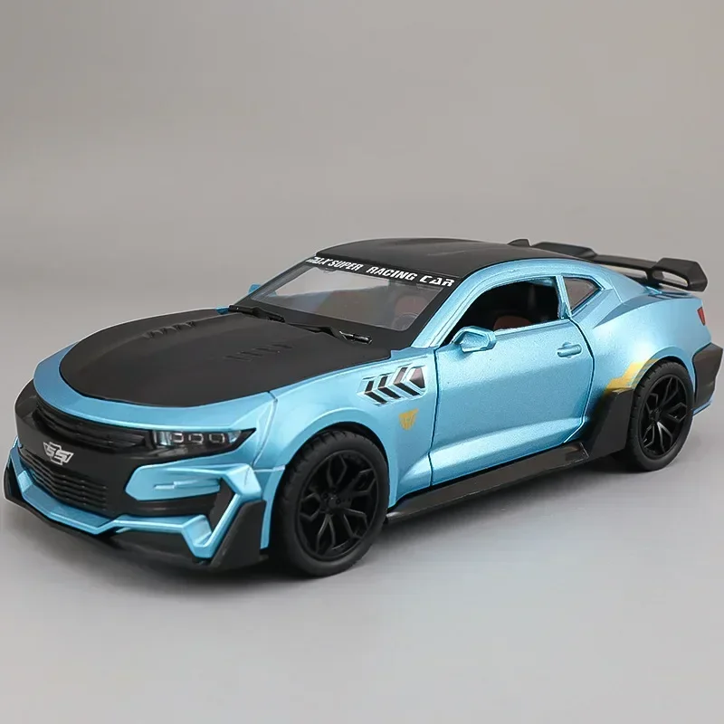 1:24 Chevrolet Camaro Hornisse antike Legierung Sportwagen Modell Sound und Licht zurückziehen Metall Fahrzeug Modell Spielzeug für Kinder Jungen Geschenke