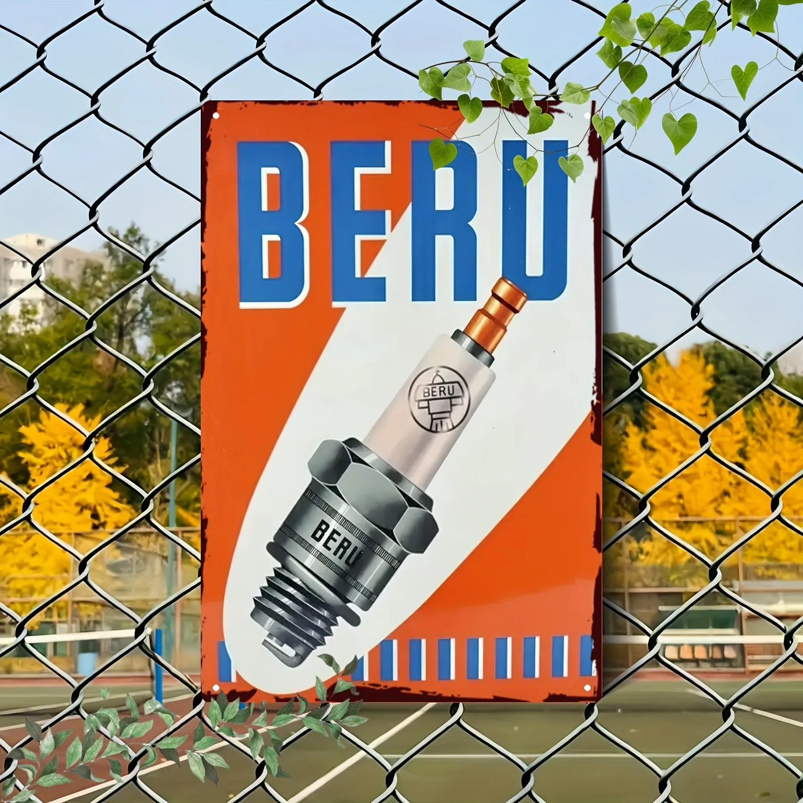 Beru Logo Vintage Heavy Duty Tin Metal Signs Home Décor Wall Art 8x12