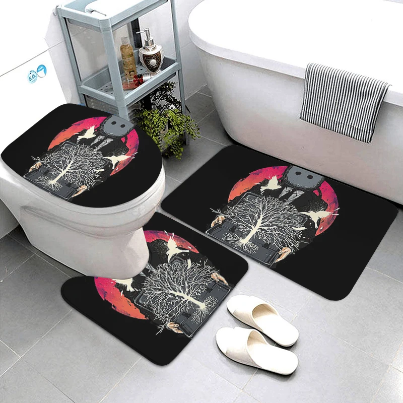 Anti-slip Nordic Mat Bathroom Small Rug Shower Mat Decorative Absorbent Foot Mat Entrance Door Mat Kitchen Mat Bedroom rug plant