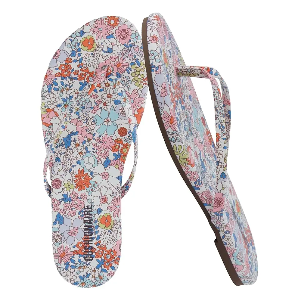 

Cruise Lightweight Womens Flip Flops, Comfortable Beach Sandals for Women with Cushioned Footbed & Flexible Slip On Design
