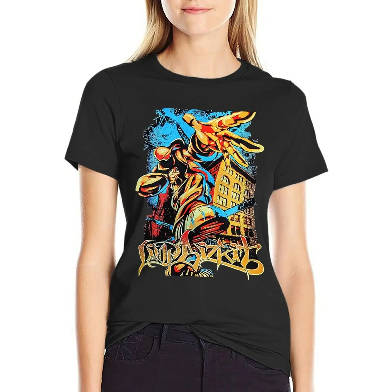 

Vintage Limps Graffiti Art Bizkits Legend Music Limited T-Shirt vintage clothes plus sizes Female clothing Woman clothing