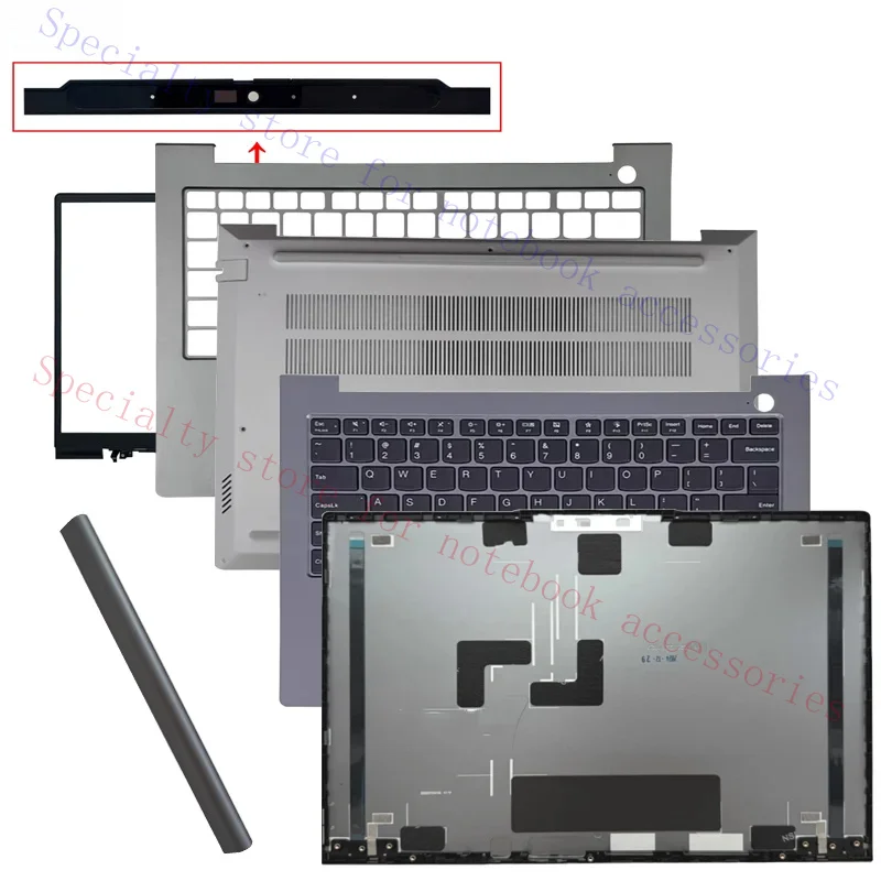 New For ThinkBook 14 G6 G7 IRL IML ABP Laptop LCD Rear Lid Back Cover Front Bezel US Keyboard Palmrest Computer Parts Accessorie