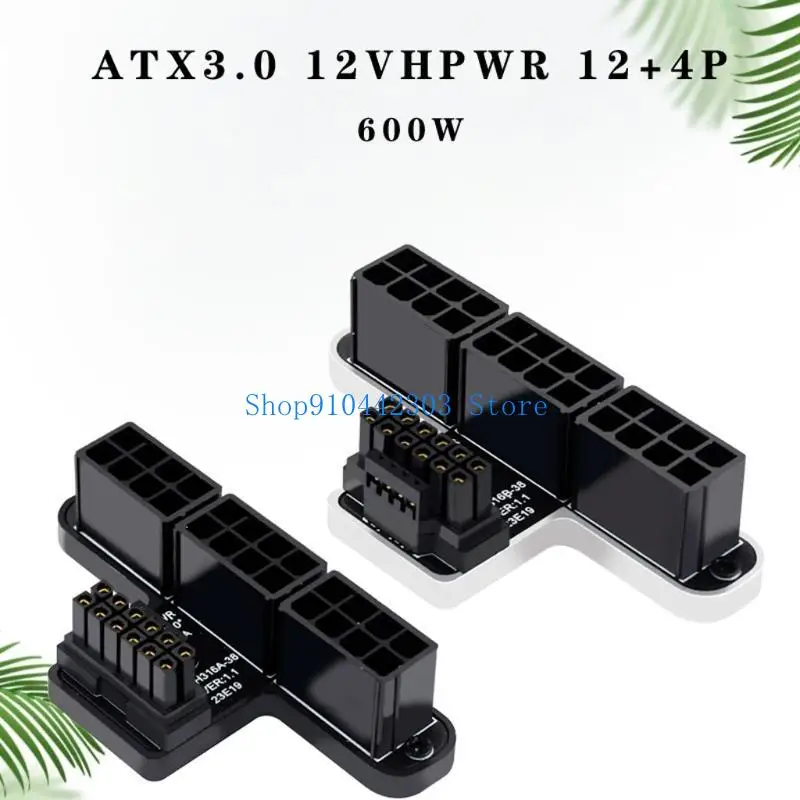 652F GPU Power Adapter 3x8Pin to 12Pin 12+4Pin Converter for Desktops Graphics Cards