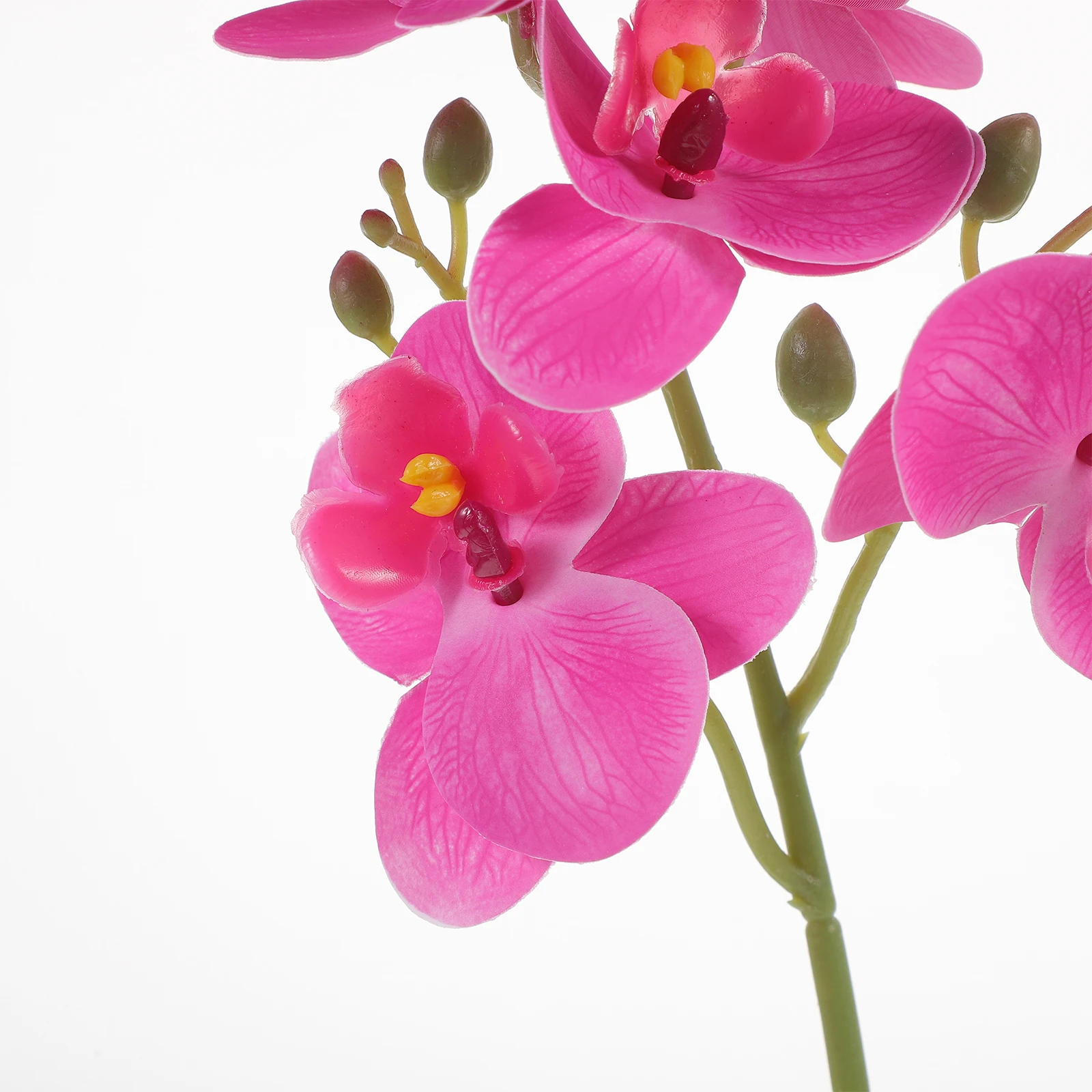 

Simulated Phalaenopsis Potted Plant Bonsai Artificial Flower Fake Plants Ornament Indoor Decorative Office