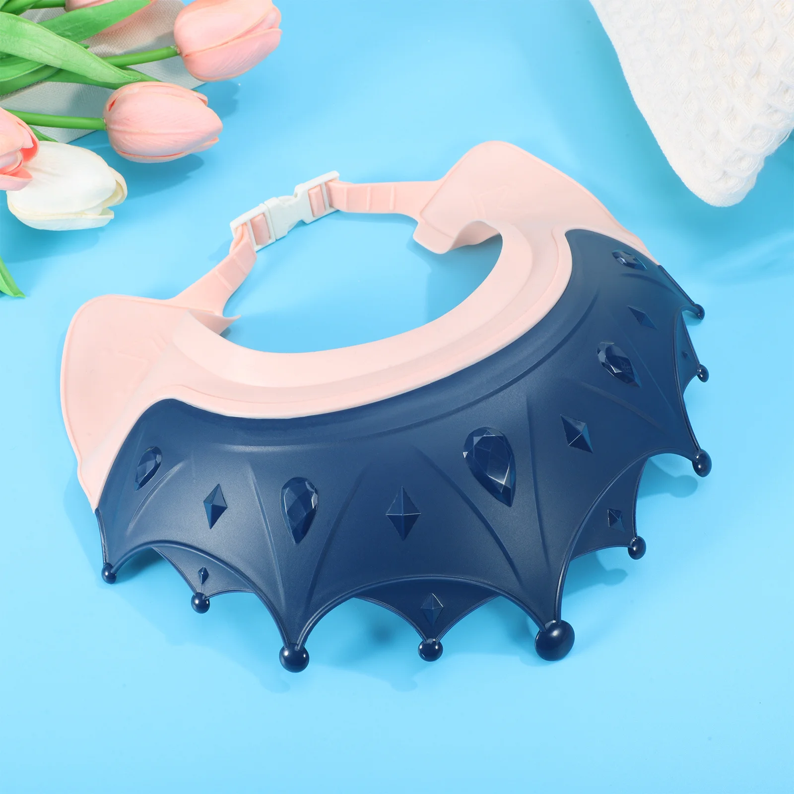 

Adjustable Baby Shower Cap Toddler Bath Hat Hair Washing Shield Infant Bath Visor Kids Shampoo Guard Shower Visor for Kids