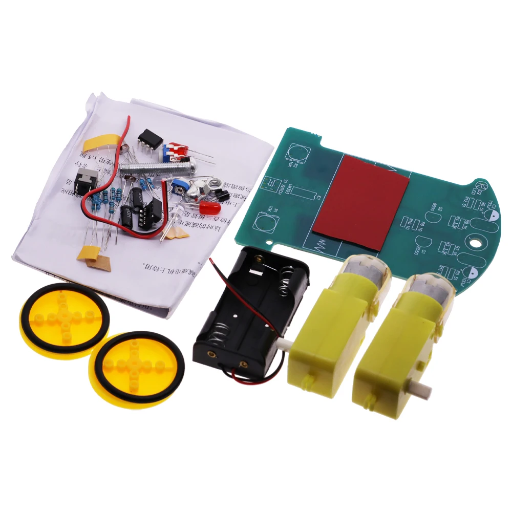 D2-1 Kit fai da te linea di tracciamento intelligente Kit per auto intelligente TT Kit elettronico fai da te Smart Patrol parti di automobili fai da