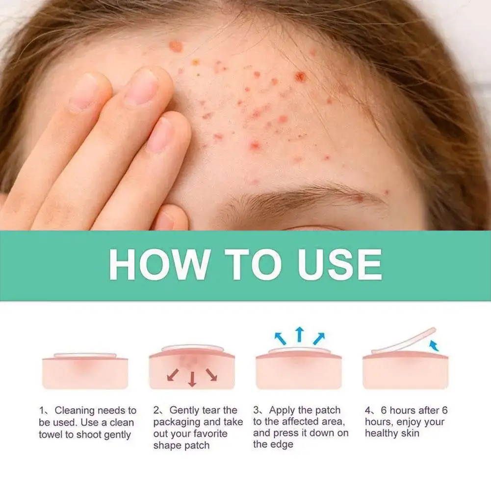 다채로운 하이드로 콜로이드 도트 귀여운 스타 하트 모양의 여드름 여드름 패치 얼굴 보이지 않는 여드름 및 흠집 커버 스티커 스킨 케어