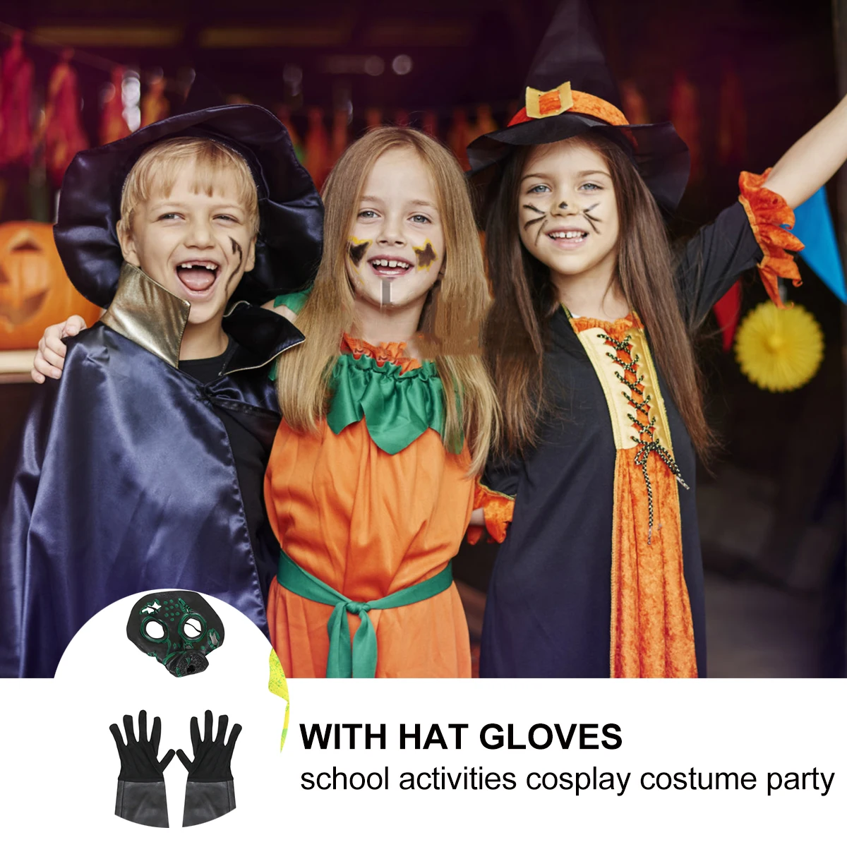 

Halloween Scary Jumpsuit piece Pants Costume Zombie Polyester Child Protective Bright Non fading Fabric Realistic