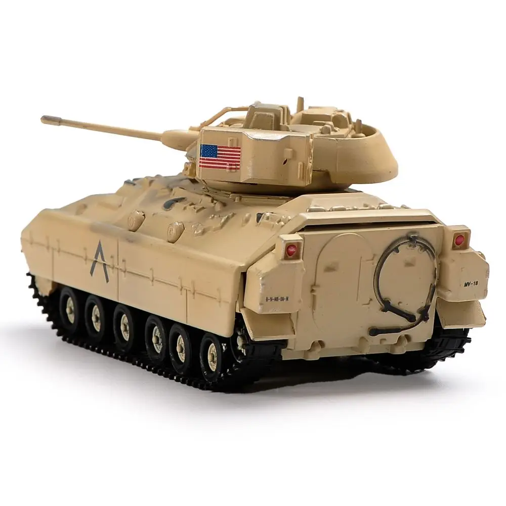 1/72 US Army M2A2 Infantry Fighting Diecast Military Battle Vehicles Tank Model