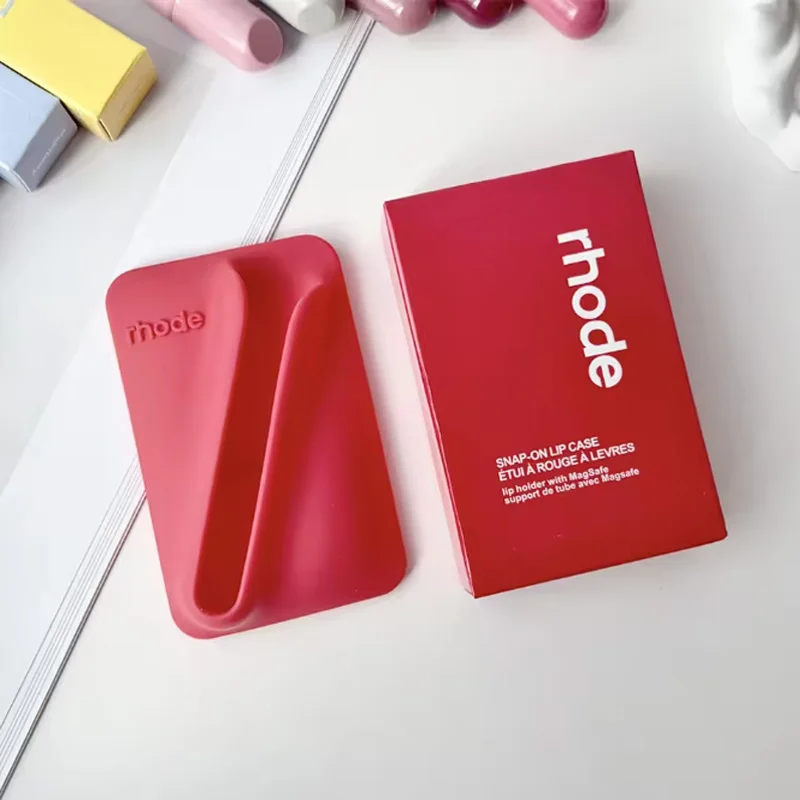 Hot-Trend Lipgloss met magnetisch achterontwerp, siliconen telefoonhouder, stabiele bevestiging voor eenvoudig en handig dagelijks gebruik.