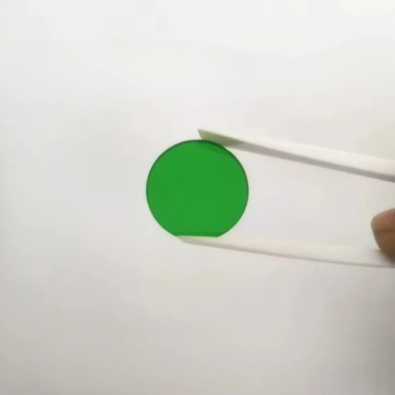 LB1 VG9 Green Optical Glass Filter 532nm Light Filter Sheet for Optical Instrument